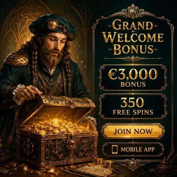 Distinguido maestro renacentista descubriendo tesoros de app VinciSpin por valor de 3.000 € más tiradas gratis