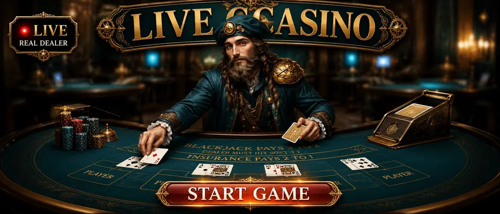 Casino en Vivo VinciSpin - Crupieres Reales, Juego en Tiempo Real